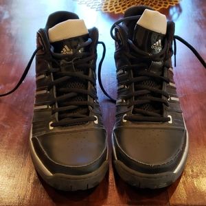 Mens black addidas basketball shoes